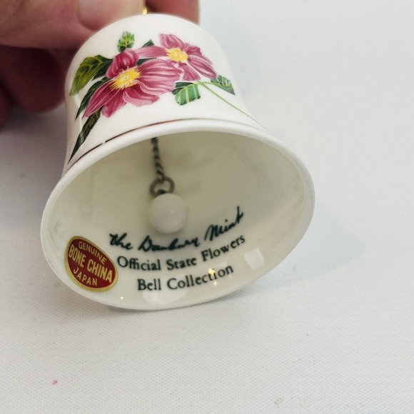 Danbury Mint New York Rose Official State Flower Bell Collection - Picture 3 of 5